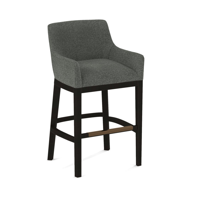 Upholstered Stool, Espresso, 61606-88
