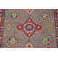 Tapis gris fait à la main Kazak