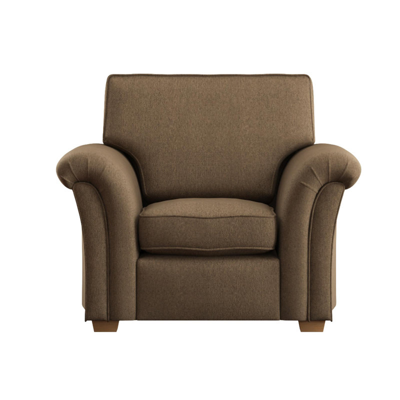 Upholstered Armchair, Nutmeg