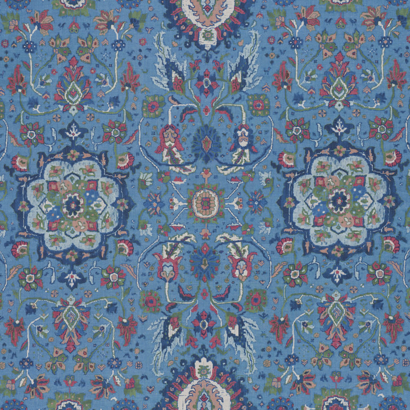 Tissu pour tapis Jahanara, Paon