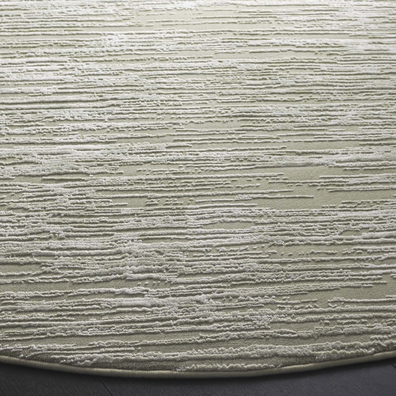 Abbottson Performance Abstract Rug, Round 6'7"