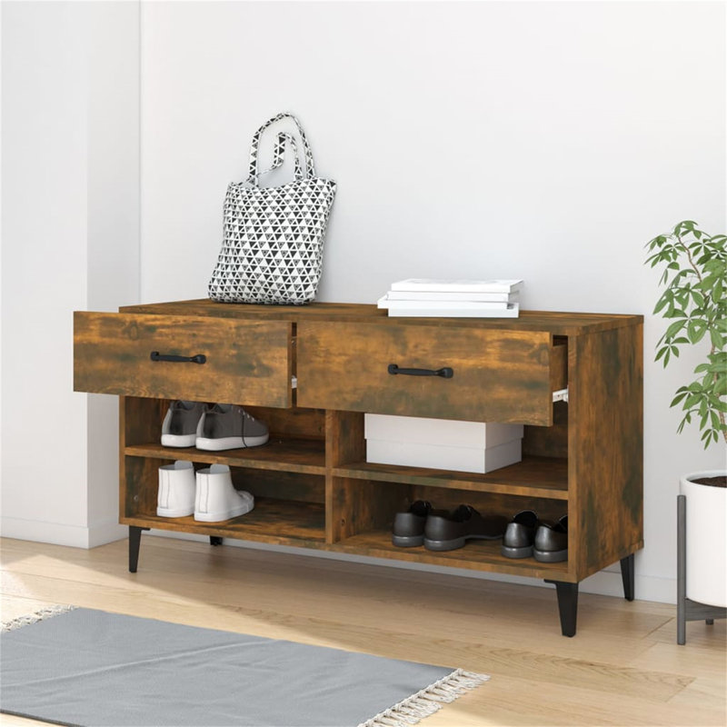 8 Pair Shoe Storage, Oak