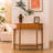 Modern Minimalist Cherry Wood Long Console Table