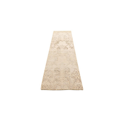 Tapis de couloir beige clair Judy