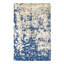Abstract Area Rug in Navy Blue