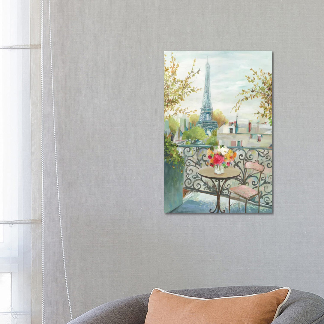 Paris at Noon by Allison Pearce - Wrapped Canvas Painting