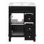 Meuble-lavabo avec lavabo en céramique, 2 tiroirs et tablette réglable-129595734