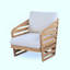 Fauteuil club Royal Wood-405962009