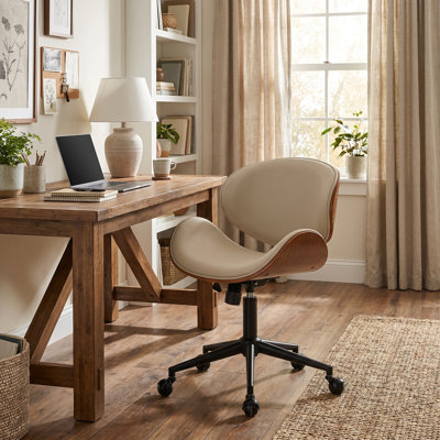 Chaise de bureau rembourrée à hauteur réglable