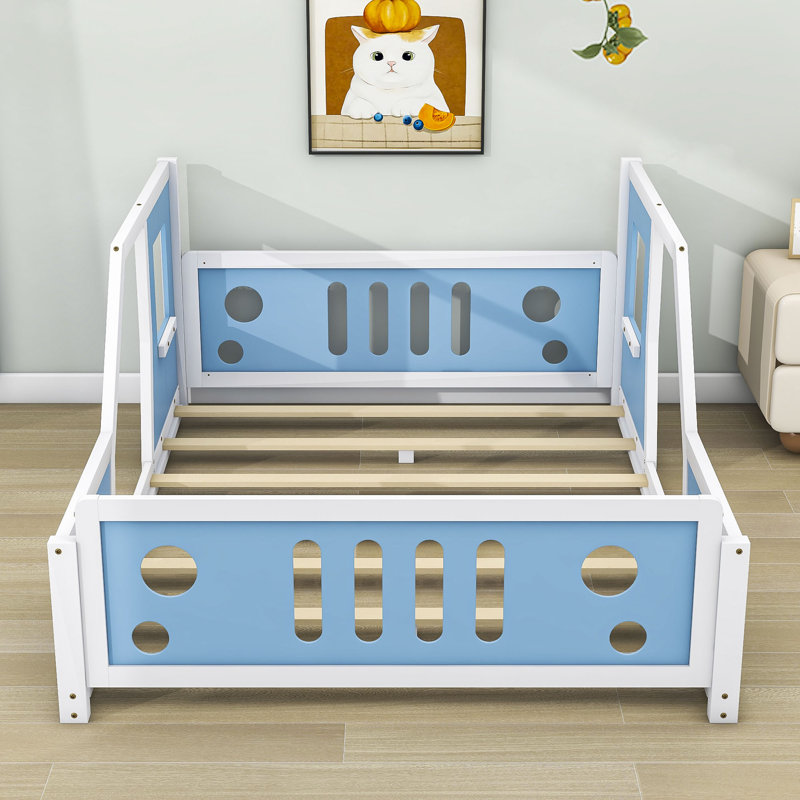 Lit plateforme double Abbighail par Isabelle & Max ™, Bleu