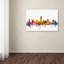 « austin texas horizon », reproduction d’impression sur toile tendue-15822987