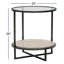 Harlow Glass End Table