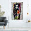 Portrait de femme grunge sur toile, ensemble de 3 pièces-1951568964