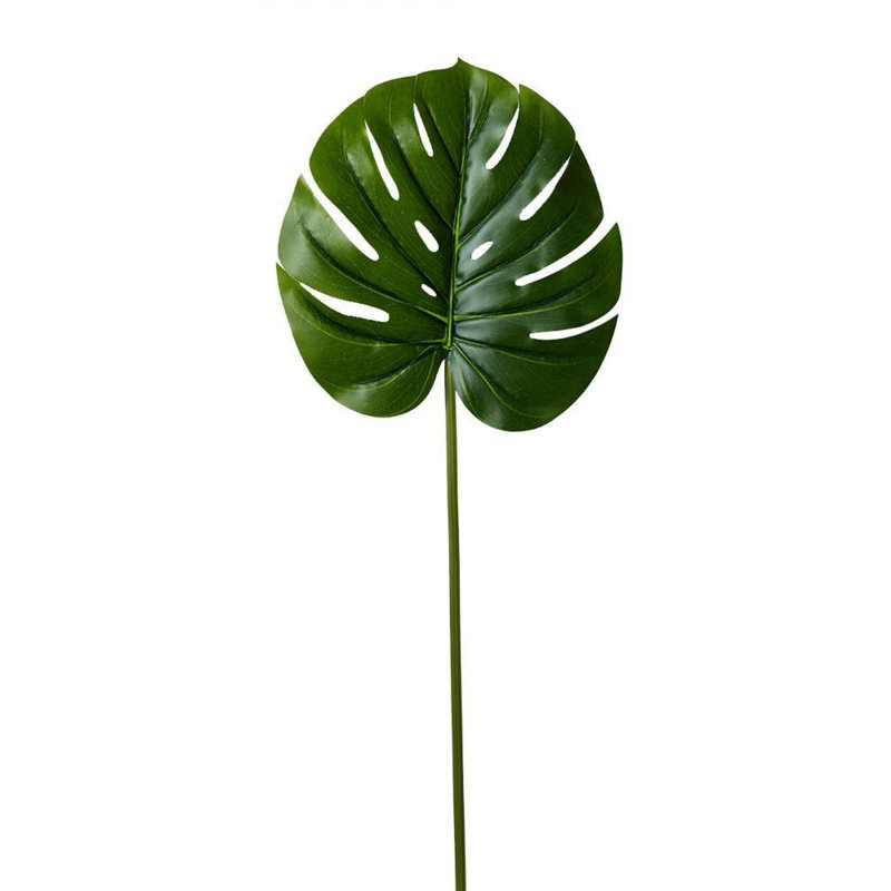 26'' Faux Monstera Leaf