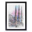 The Hagia Sophia Museum in Abstract - Picture Frame Graphic Art Print-55737741-55737746