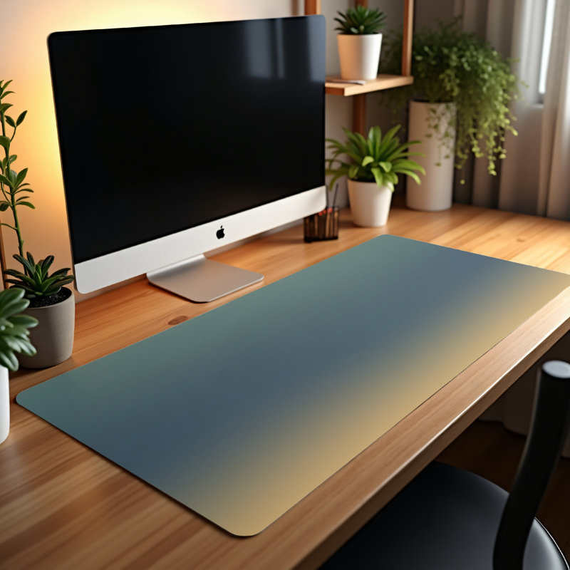 Polyester Desk Pad, 14.4x12.1