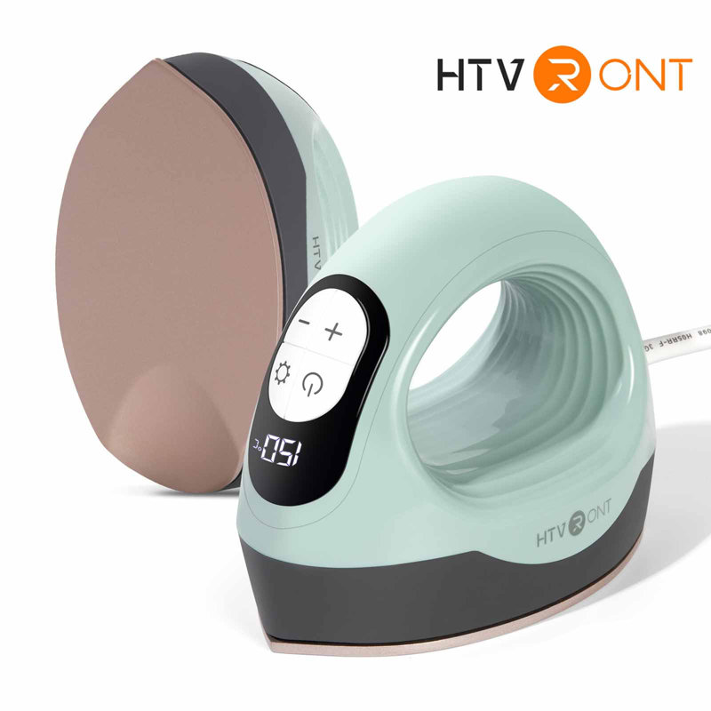Mini Heat Press - 3 In 1 Small Heat Press Machine For T-shirts Shoes Caps Mugs With Innovative 2 In 1 Curved & Flat Heat Plate - Mini Iron Heat Press 3 Customized Temp & Time Fast Heating
