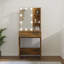 Joslyne Dressing Table with Mirror-772001134