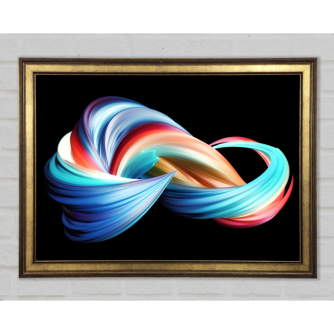 Swirling Jet Of Colours - Einzelner Bilderrahmen Kunstdrucke