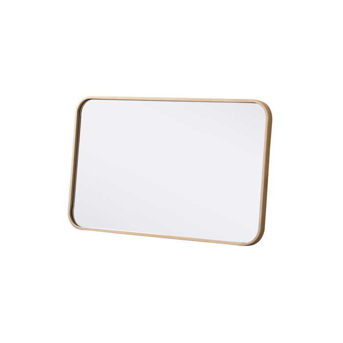 Sabine Metal Rounded Rectangle Wall Mirror & Reviews | Joss & Main