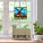 14.5"H Windmill Stained Glass Window Panel