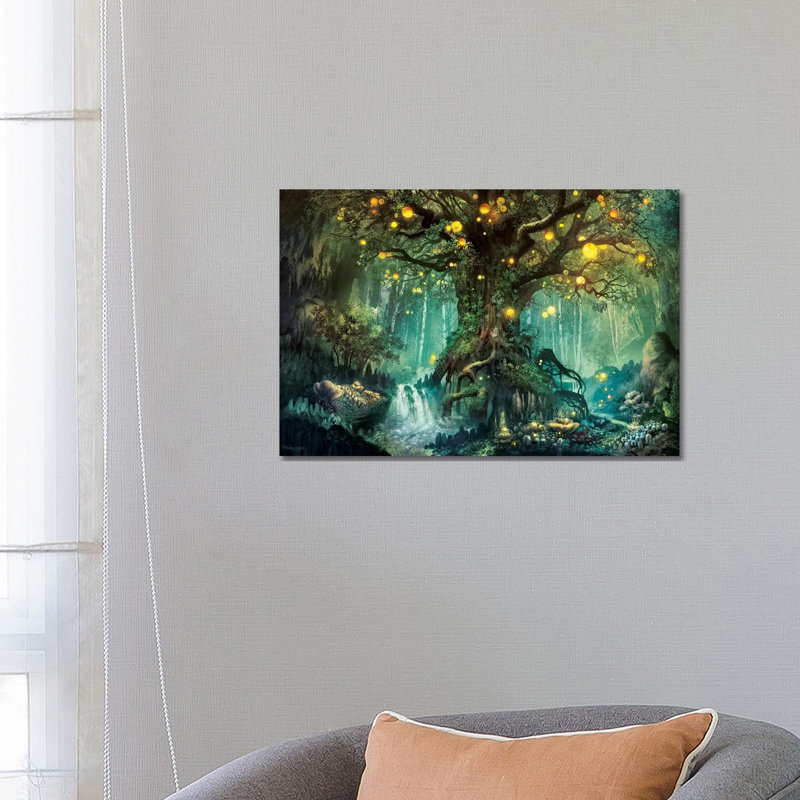Dimlight Forest by Ferdinand Ladera - Wrapped Canvas Print, 45.72cm H x 66.04cm W x 1.905cm D