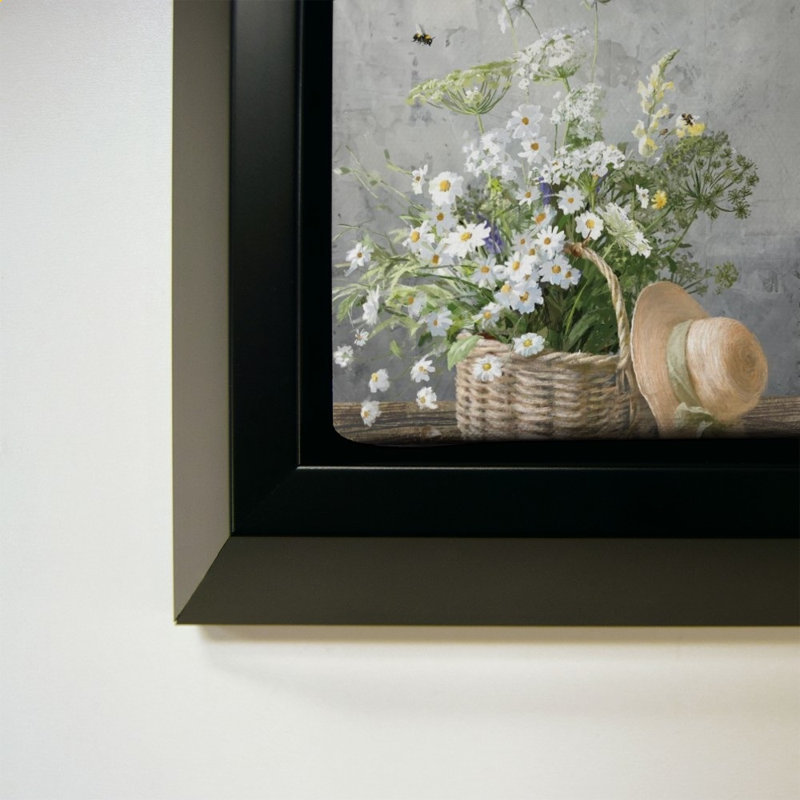 «Cottage Gardening III» par Danhui Nai - impression sur toile, 34" H x 44" W, Noir