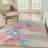 Viscose Abstract Indoor Rug-88749815