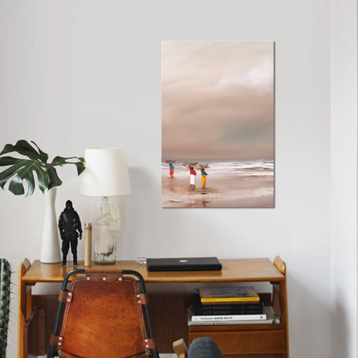 « kind », impression sur toile, H 40 po x l 26 po x P 1,5 po