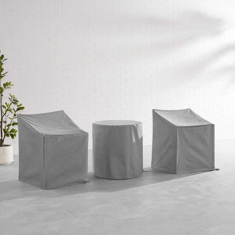 Outdoor Patio Dining Set Cover, Grey
