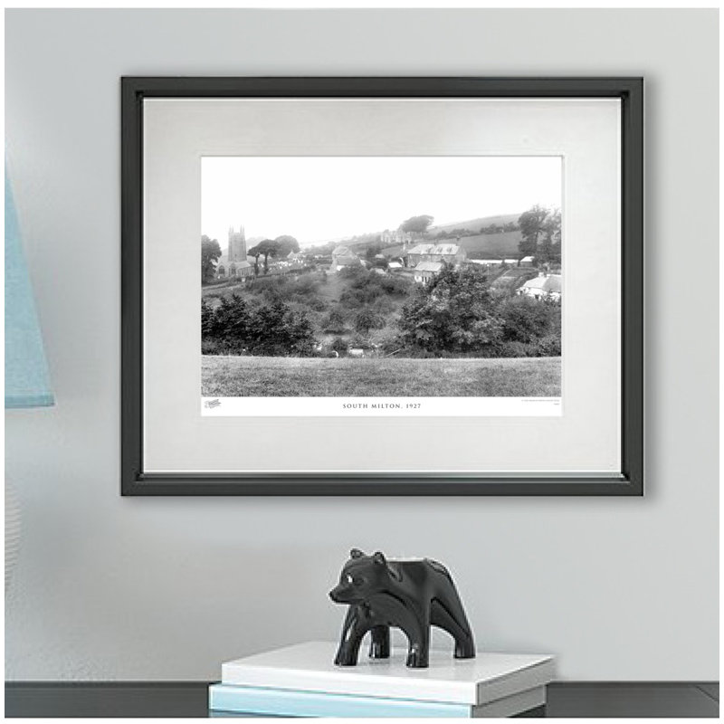 South Milton, 1927 by Francis Frith - Single Picture Frame Print, 60cm H x 80cm W x 2.3cm D