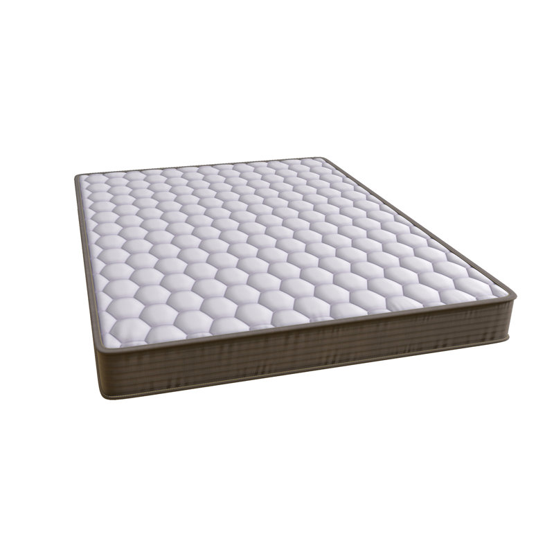 Matelas simple à ressorts ensachés de 6 pouces avec technologie de soutien avancée pour distribuer le mouvement de la bobine d'alignement du corps et de la colonne vertébrale - Système de réduction pour un sommeil non perturbé