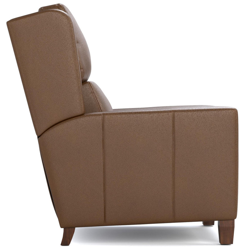 Woodlands Track Arm Manual Recliner, Selvano Bark, Manual - Push Back
