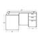 Bureau modulaire en L avec piédestal simple-87690692-87690697