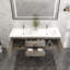 Ensemble de meuble-lavabo mural double l 60 po Auvimar-1704789982