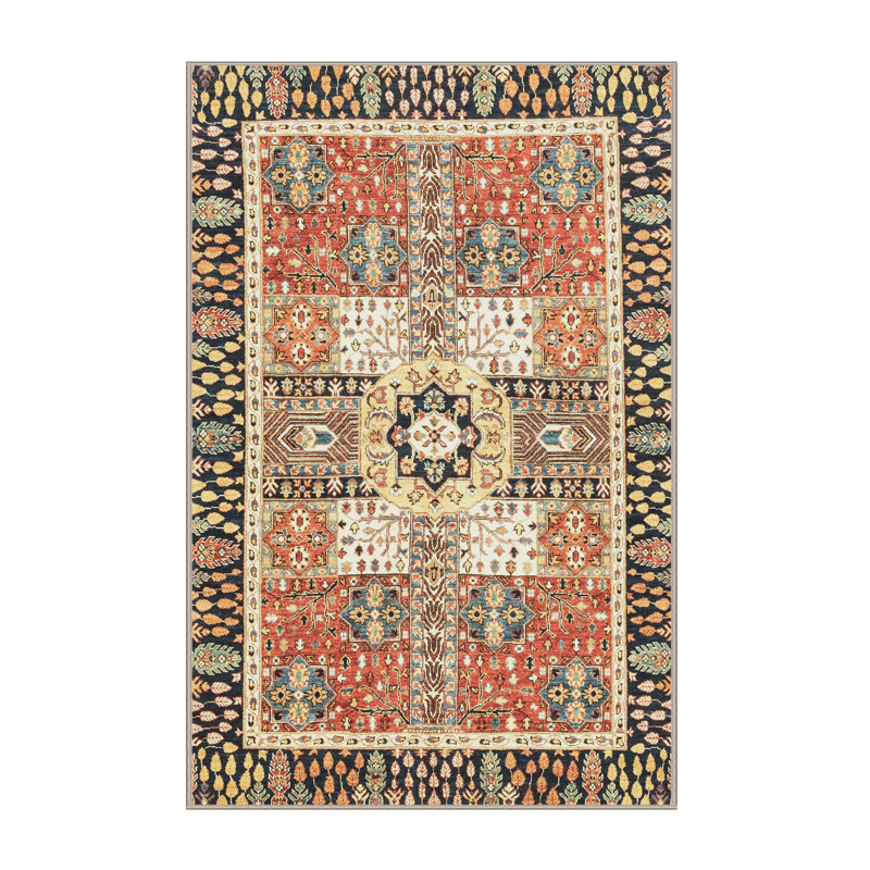 Tapis abstrait moderne 3291, Tapis de couloir 2 pi x 5 pi