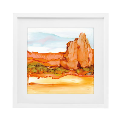 «Earthy Desertscape Illusion», reproduction encadrée sous verre, conception de Chris Paschke