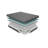 Green Tea Gel-Infused Memory Foam Mattress, Gray, Mattress In A Box-2022889162