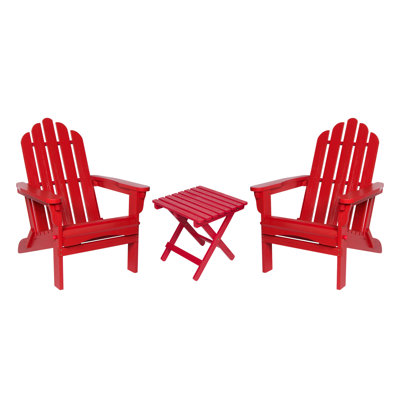 Ensemble de chaises pliantes en bois avec table pliante Breeona