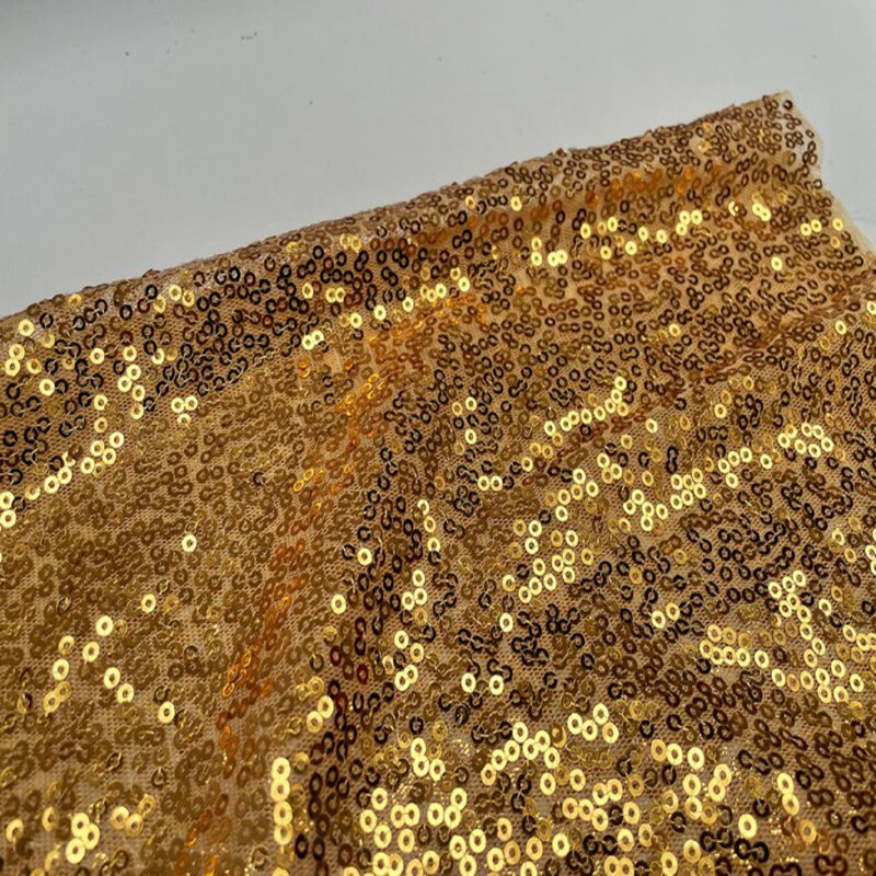 Danielburnham Sequin Table Topper, Gold