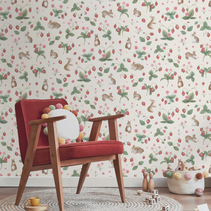10.05m x 53cm Matte Wallpaper Roll, Cream Green