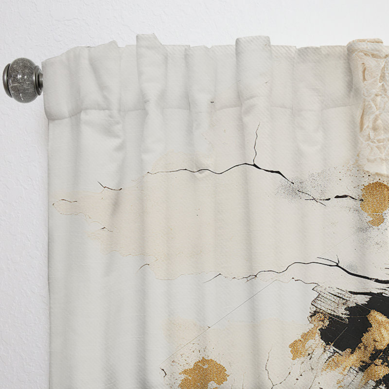 Esmerelda jaune radieux coucher de soleil Dream V - rideau de collage - obscurcissement de la pièce en velours - 1 panneau