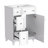 Jeanneke 24 " W Freestanding Standard Free Standing 1 Single Vanity Bathroom Vanity With Ceramic Top-1985317443-1995432490