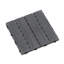Paquet de tuiles de patio pour terrasse de 22 WPC