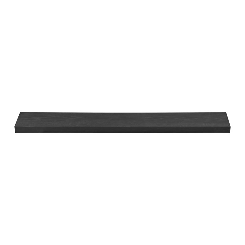 Alma White Oak Wood Floating Shelf, Sable Stain, 36"