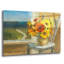  «Sunflowers By The Sea» par Danhui Nai, art mural en verre acrylique, 36 po x 24 po