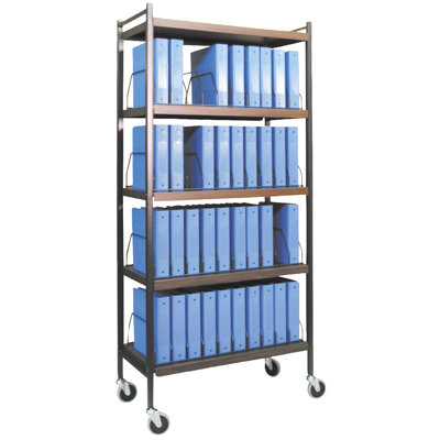 70.75'' H x 34.5'' W File Cart with Wheels