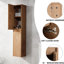 Meuble-lavabo de salle de bain avec lavabo et armoire d'appoint - Rouille - Composants, décor moderne et fonctionnel, construction