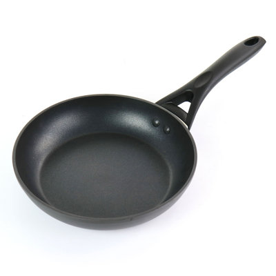 8 Inch Aluminum Nonstick Frying Pan With Cool-touch Bakelite Handle – Compact Round Skillet For Low-fat Everyday Cooking