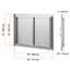 Porte de cuisine pour barbecue 28 po x 19 po VEVOR